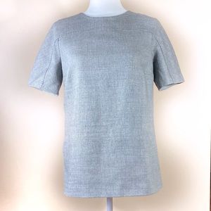 BOSS By Hugo Boss Grey Wool Top